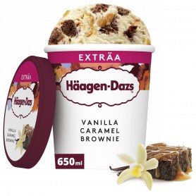 Häagen-Dazs Pot Vanilla Caramel Brownie EXTRÄA 650ml