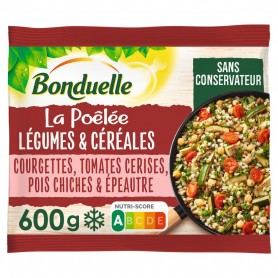 Poêlée Légumes et Céréales - Courgettes/Tomates 600g