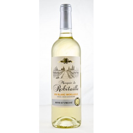 Vin Blanc Moelleux - MARQUIS DE ROBITAILLE - 1L