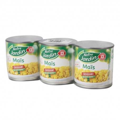 Maïs croquant ssa 3X140g PNE Nj