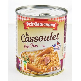 Cassoulet pur porc - P'TIT GOURMAND - 840g