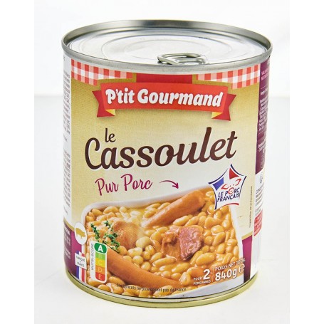 Cassoulet pur porc - P'TIT GOURMAND - 840g