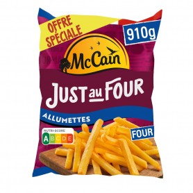 McCain Frites Just au Four Allumette 910 G