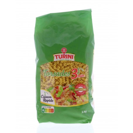 TORSADES CUISSON RAPIDE 1KG TURINI
