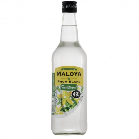 RHUM BLANC TRADITIONNEL MALOYA 100 CL 49 