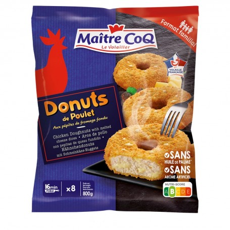 MAITRE COQ DONUTS DE POULET SACHET SURG 800G