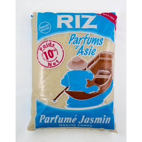 Riz jasmin grain long - PARFUMS D'ASIE - 10Kg