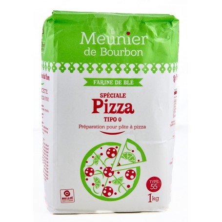 Farine spéciale Pizza - LE MEUNIER DE BOURBON - 1kg