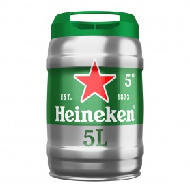 Heineken bière blonde fût pression 5L 5