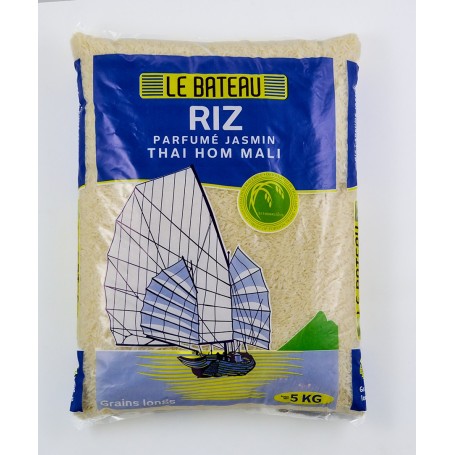 Riz parfumé jasmin - LE BATEAU - 5kg