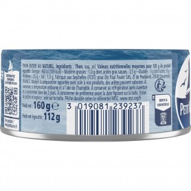 Thon Entier MSC au Naturel PETIT NAVIRE 112g