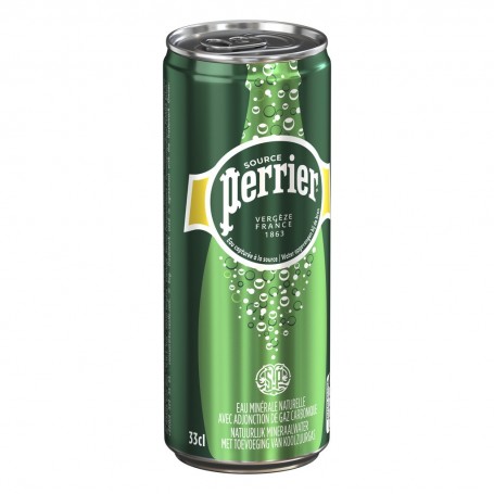 PERRIER eau minérale naturelle gazeuse 33cl