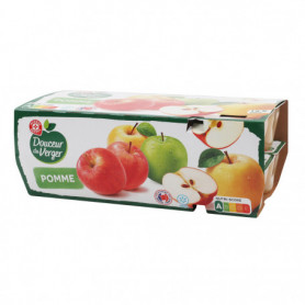 Compote pomme x 16 - Douceur du Verger - 1,6 kg