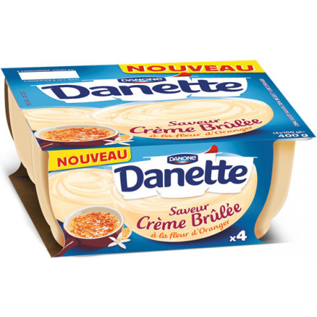 DANETTE CREME BRULEE 4X100G