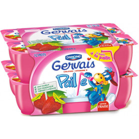 PETIT GERVAIS PAILLE Fraise 90X12
