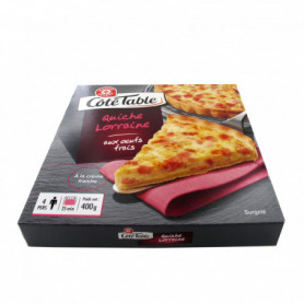 QUICHE LORRAINE COTE TABL 400G