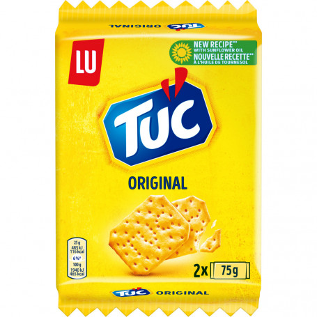 Biscuits Apéritif Original (2x75grs) Tuc 150 GRS