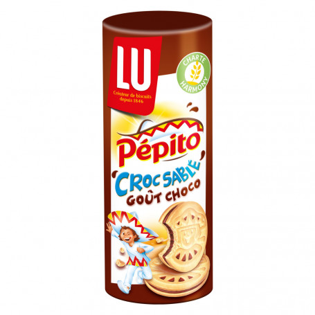 Biscuit Croc'Sablé Goût Chocolat Pépito 294Grs