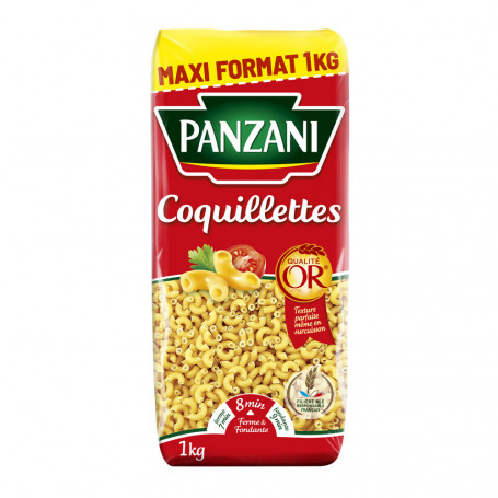 PATES COQUILLETTES PANZANI 1KG