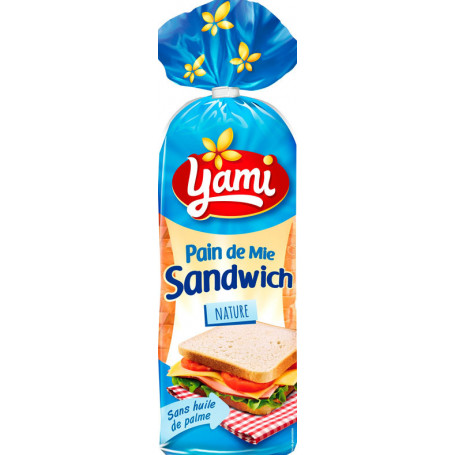Pain de mie sandwich tranché YAMI 420G