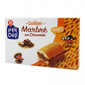 Gâteaux mini marbrés P'tit Déli Chocolat x14 - 378g