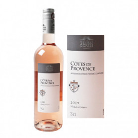 Vin rosé Terres Ocrées Côtes de provence AOC - 75cl