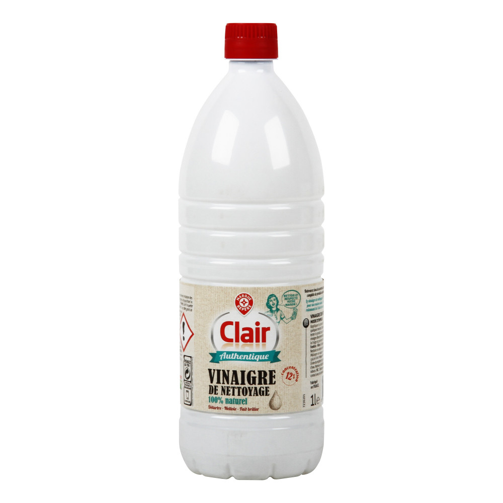 Vinaigre ménager Clair 100% naturel - 1L - Drive Z'eclerc