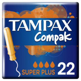 Tampons Compak Tampax Super Plus - x22