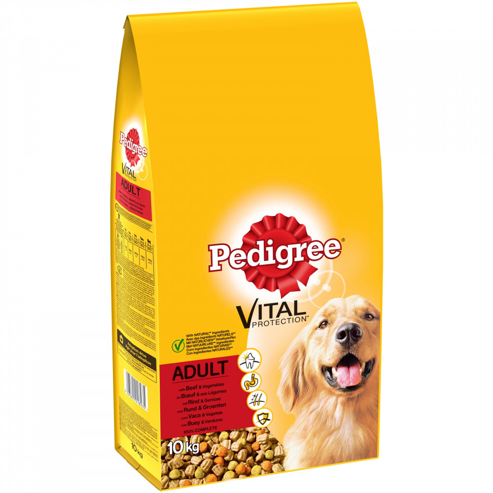 Croquettes Chiens Pedigree Adulte Boeuf 10kg Drive Z Eclerc