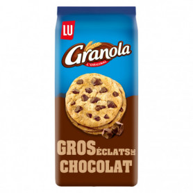 Cookie Gros Eclats Chocolat Granola LU 184Grs