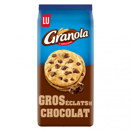 Cookie Gros Eclats Chocolat Granola LU 184Grs