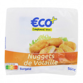 NUGGETS VOLAILLE ECO+ 500G