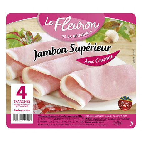 JAMBON SUP 4TR FLEURON AC.160G