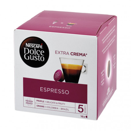 CAPSULES CAFE ESPRESSOX16 DOLCE GUSTO NESCAFE 88GRS