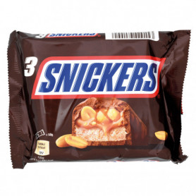 CONFISERIE CHOCOLATEE PACK 3 SNICKERS 150GRS