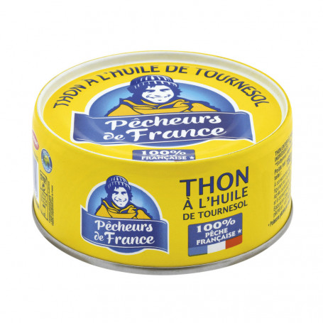 THON HUILE ENTIER pecheurs de france SAUPIQUET 104GRS