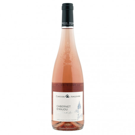 Vin rosé Cabernet d'anjou Cave Angevine 75cl