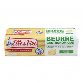 Beurre Gastronomique demi sel - Elle & Vire - 250g