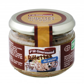 RILLETTE POULET PTIT GOURMAND 170Grs