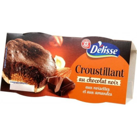 Gâteau croustillant au chocolat x 2 - Délisse - 160 g