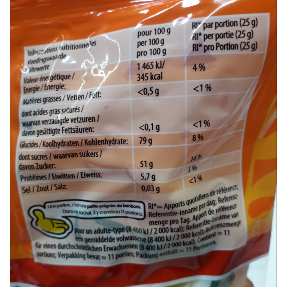 Haribo Crocodile Gelatine De Porc CONFISERIE GELIFIEE CROCO HARIBO 280GRS - Drive Z'eclerc