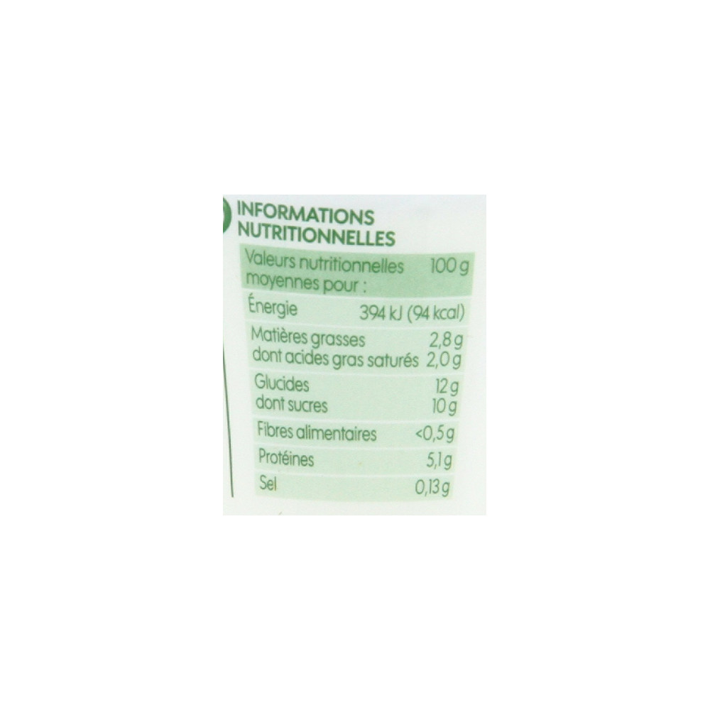 Yaourt brebis Vanille BIO VILLAGE 2x125g - Drive Z'eclerc