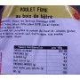 poulet fumé des salazes 1,6kg frais