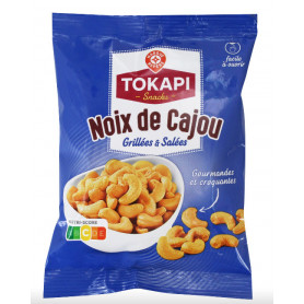 NOIX DE CAJOU GRILLEES ET SALEES- TOPAKI-125GR