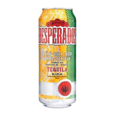 DESPERADOS ORIGINAL BIÈRE AROMATISÉE TEQUILA CANETTE 50CL  5.9