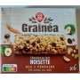 BARRES CEREALES CHOCOLAT LAIT NOISETTE AUX 4 CEREALES X6