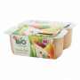 Compotes pomme poire 4x100g - BIO VILLAGE