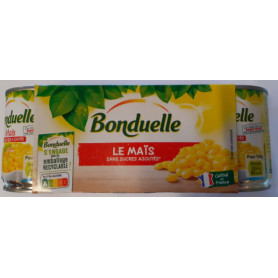 MAIS BONDUELLE SANS SUCRE AJOUTES - 3*150GR (420GR)