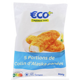 FILET COLIN ALASKA PANE X5 - ECO+ - 800G