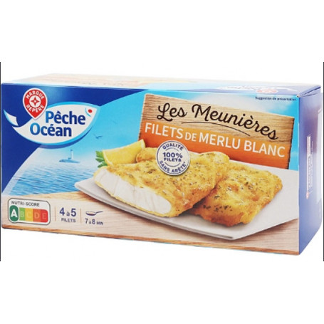 FILET MERLU BLANC MEUNIÈRE - PÊCHE OCÉAN - 450 G